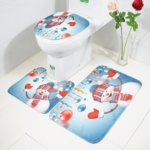 Non-Slip Bath Mat Blue