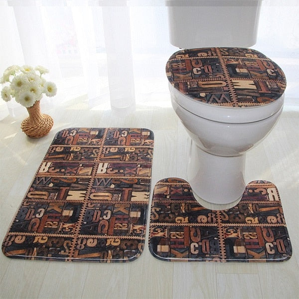 Non-Slip Bath Mat Blue