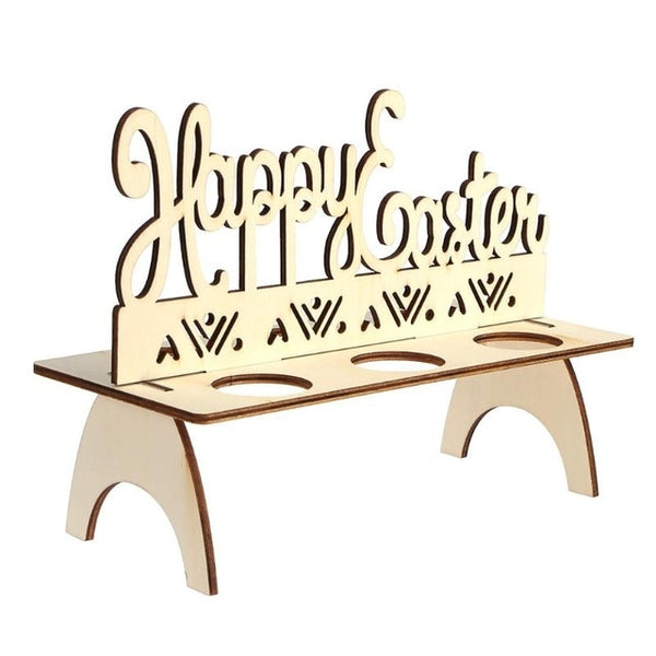 Wooden Easter Egg Shelves for Easter Party Ornament
