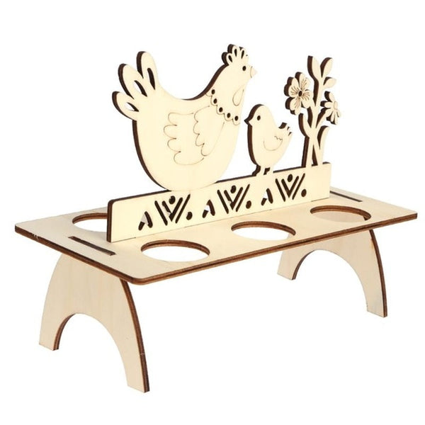 Wooden Easter Egg Shelves for Easter Party Ornament