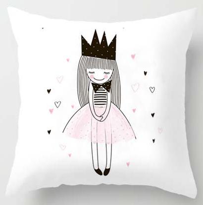Print Pillow Case Home Bedding Set Modern Design