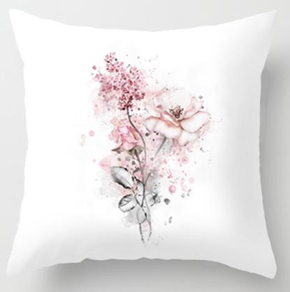 Print Pillow Case Home Bedding Set Modern Design