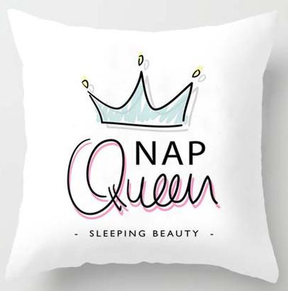 Print Pillow Case Home Bedding Set Modern Design