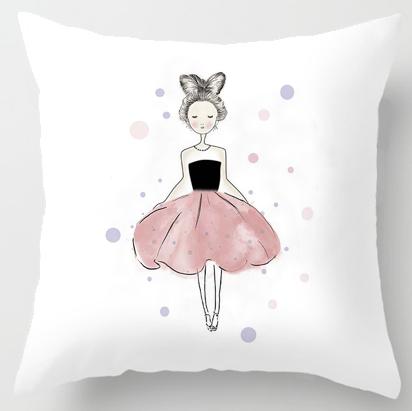 Print Pillow Case Home Bedding Set Modern Design