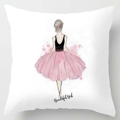 Print Pillow Case Home Bedding Set Modern Design