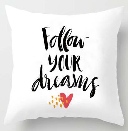 Print Pillow Case Home Bedding Set Modern Design