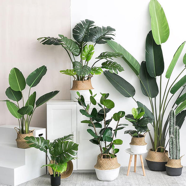 Artificial Plants Green Turtle Leaves