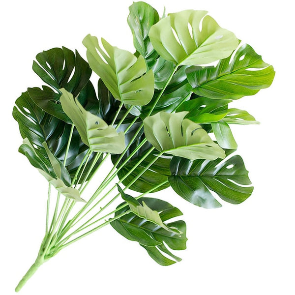Artificial Plants Green Turtle Leaves