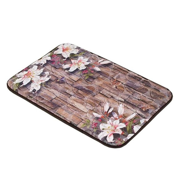 3D Flannel Doormats