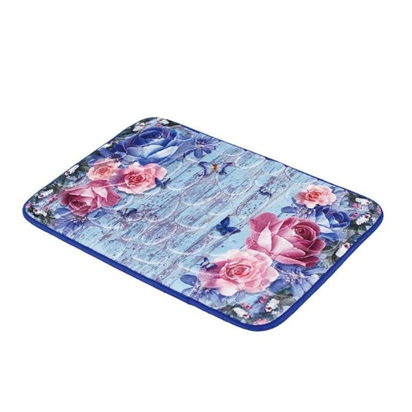 3D Flannel Doormats