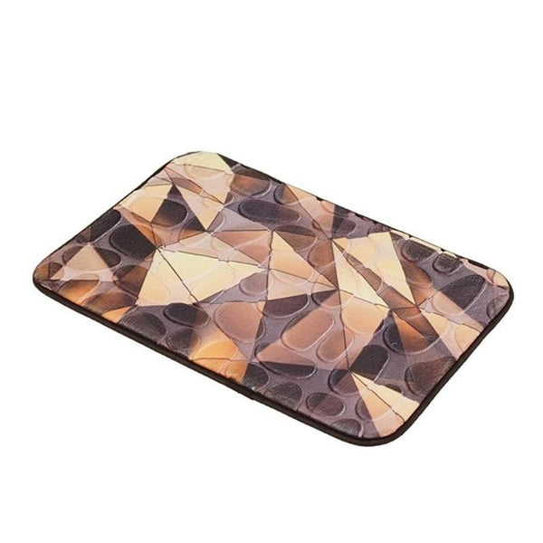3D Flannel Doormats