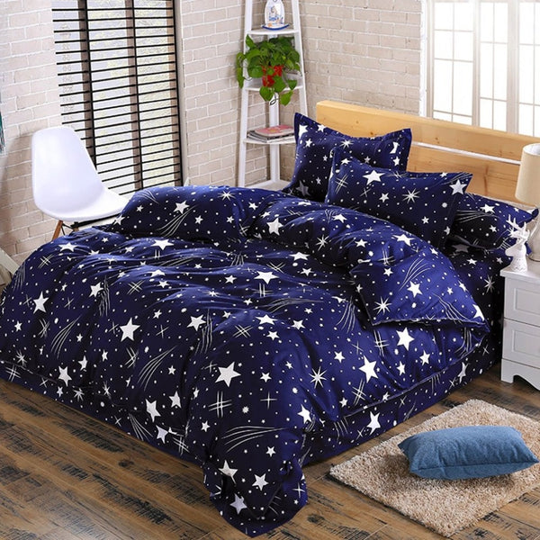 Bed Sheet Pillow Cases Kit Home Textiles Room Beddings