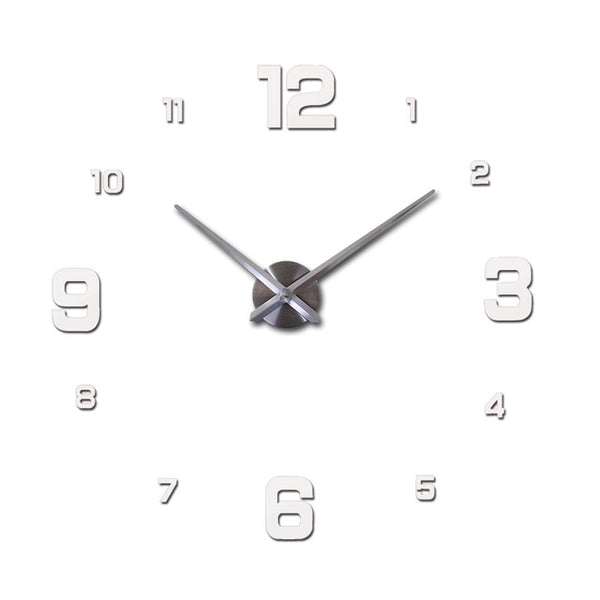 Living Room 3D Mirror Wall Clocks