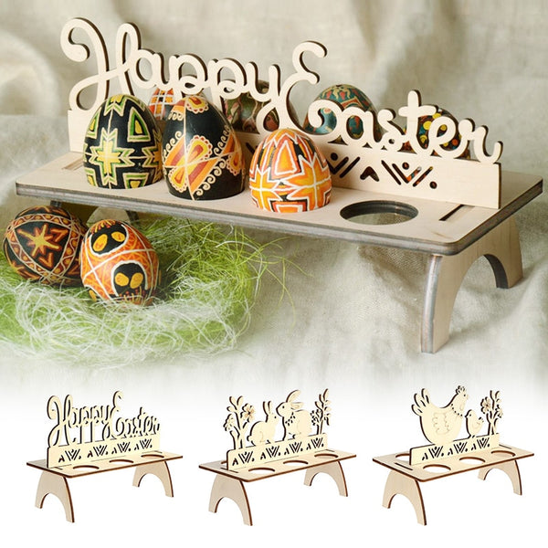 Wooden Easter Egg Shelves for Easter Party Ornament