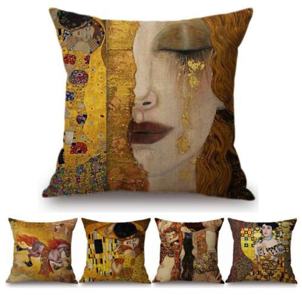 Gold Luxury Decorative Pillow Case Cover