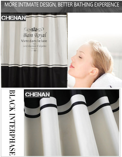 Shower Curtain Waterproof Polyester Fabric Bath