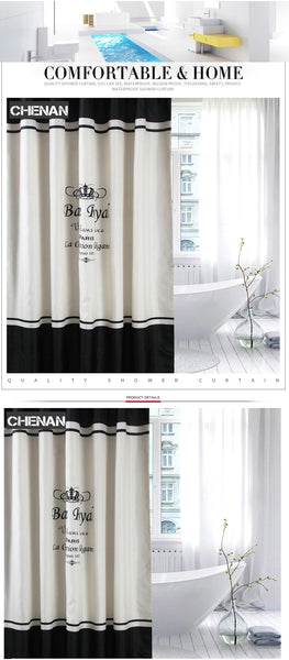 Shower Curtain Waterproof Polyester Fabric Bath