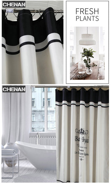 Shower Curtain Waterproof Polyester Fabric Bath