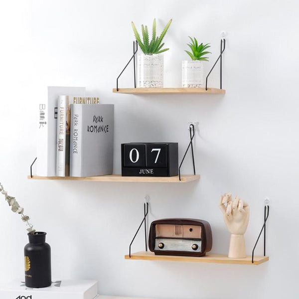 Wooden Wall Hanging Storage Rack