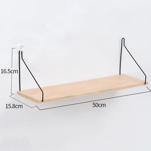 Wooden Wall Hanging Storage Rack