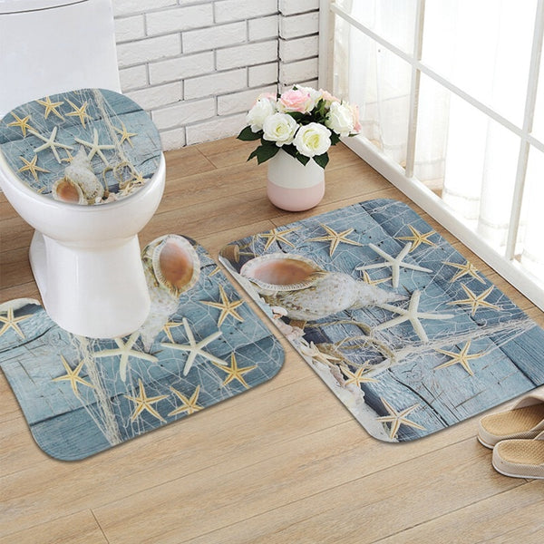 Bathroom Non-Slip Sandbeach Style Bath Mat